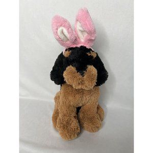 Best Made Toys Pink Easter Bunny Ears Rottweiler Dog Plush 11” Stuffed Animal
